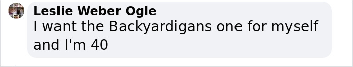 Comment humorously mentions desire for a kindergarten backpack at age 40. Comment humorously mentions desire for a kindergarten backpack at age 40.