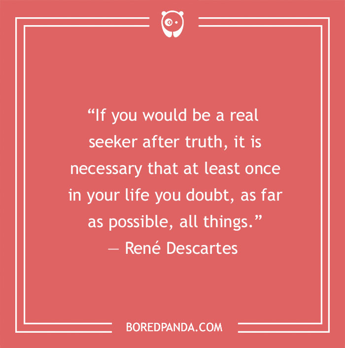 René Descartes quote on truth