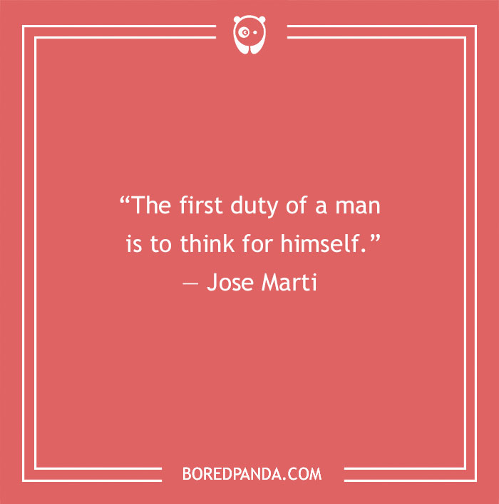 Jose Marti quote on duty