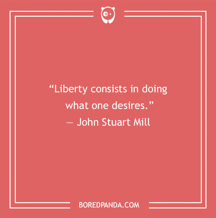 John Stuart Mill quote about liberty