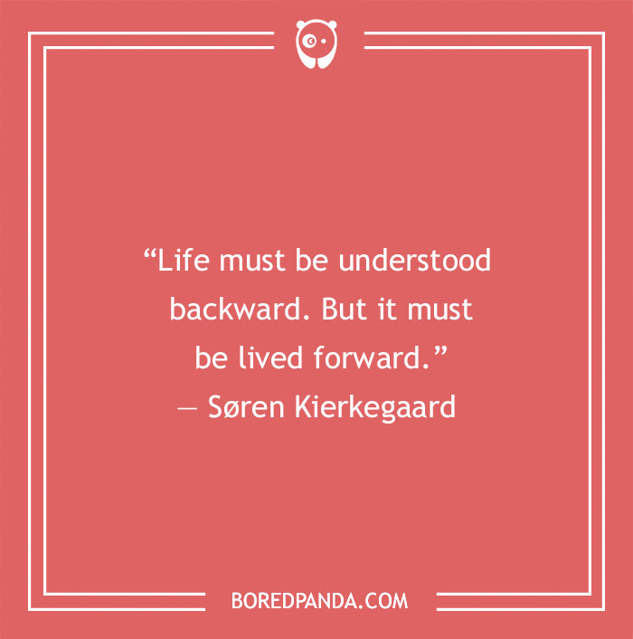Søren Kierkegaard quote about life