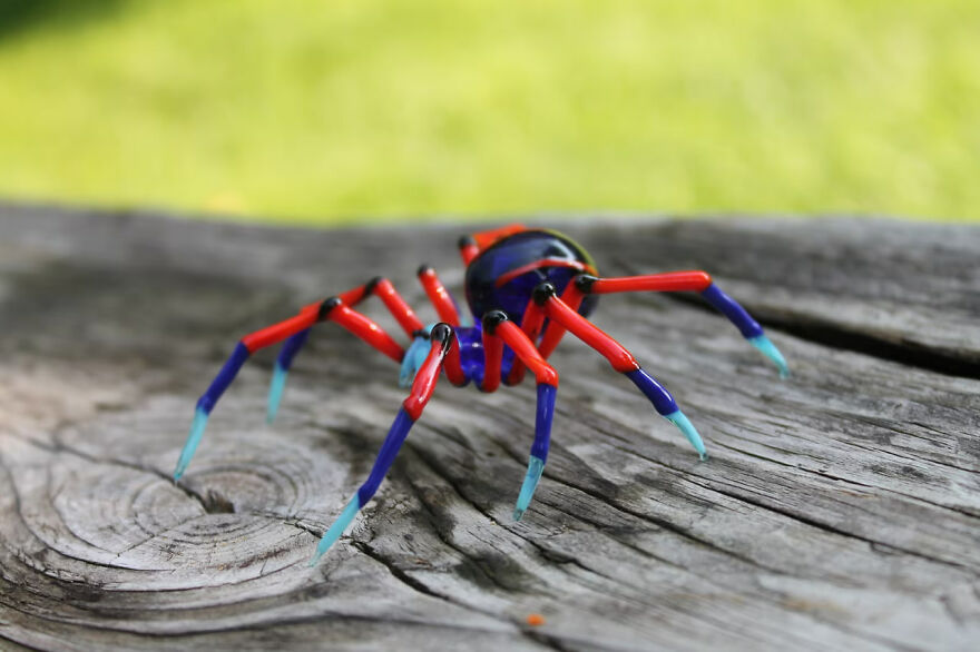 I Made A Spider Figurine: Across The Glass-Verse