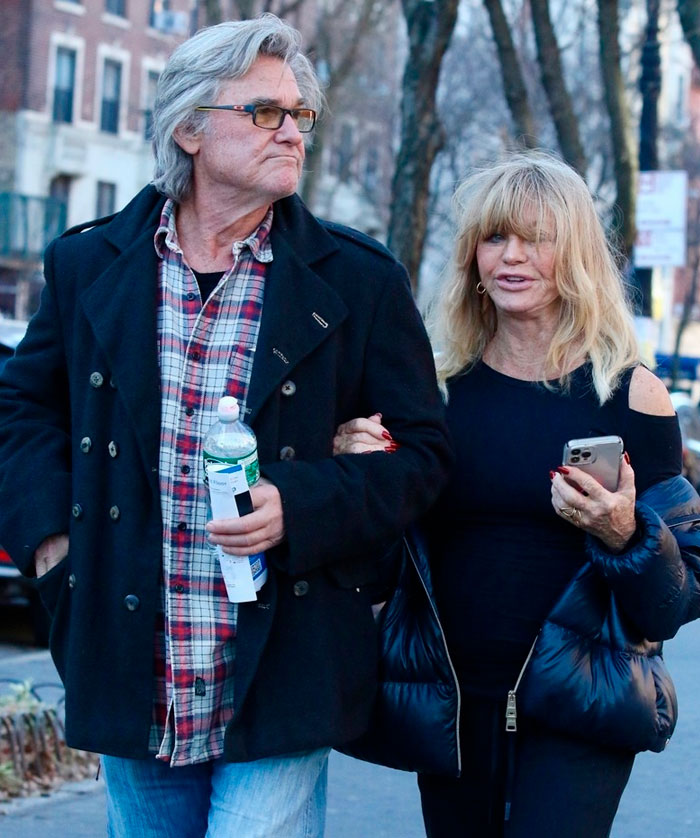 Kurt Russell y Goldie Hawn...40 años juntos