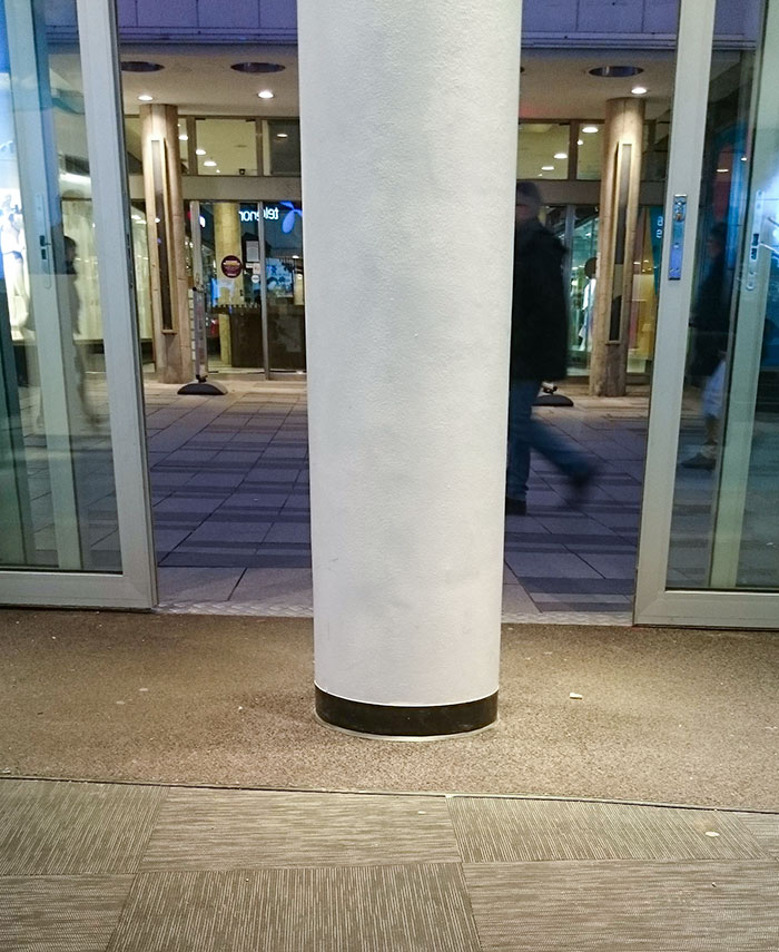 Just Put It In Front Of The Entrance, No One Will Notice