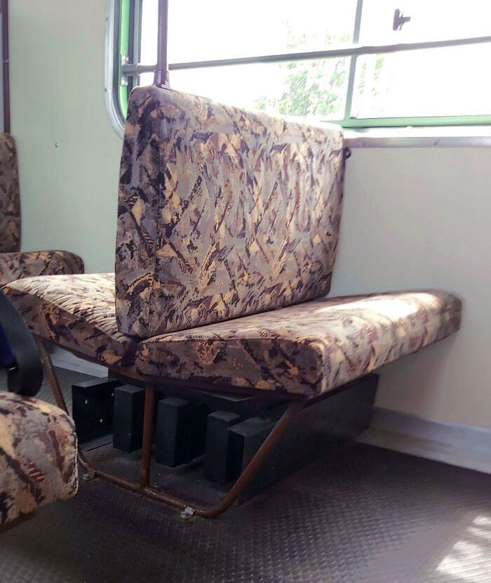 These Uncomfortable Seats On A Train
