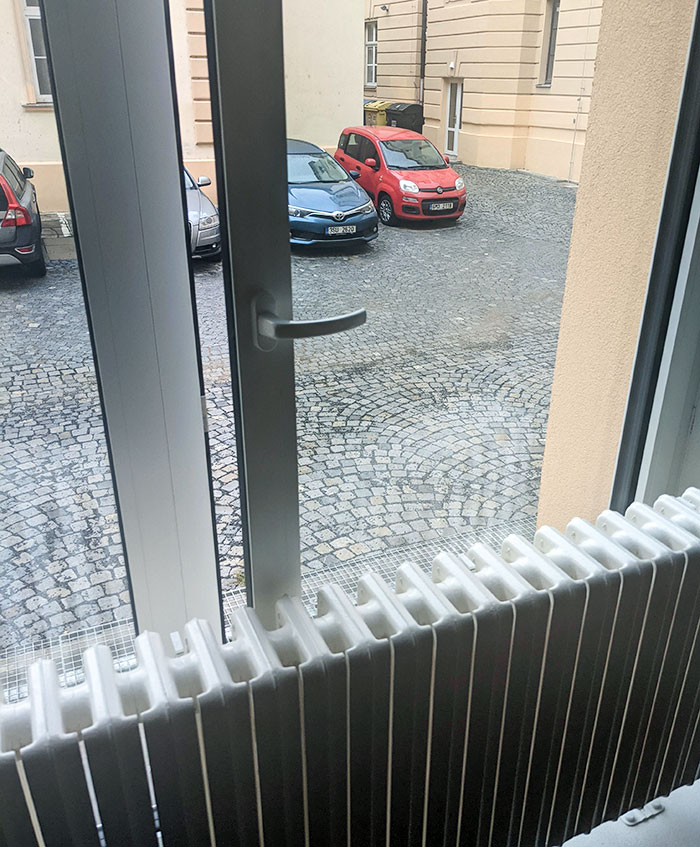 University In Olomouc, Where You Can't Open The Window Properly