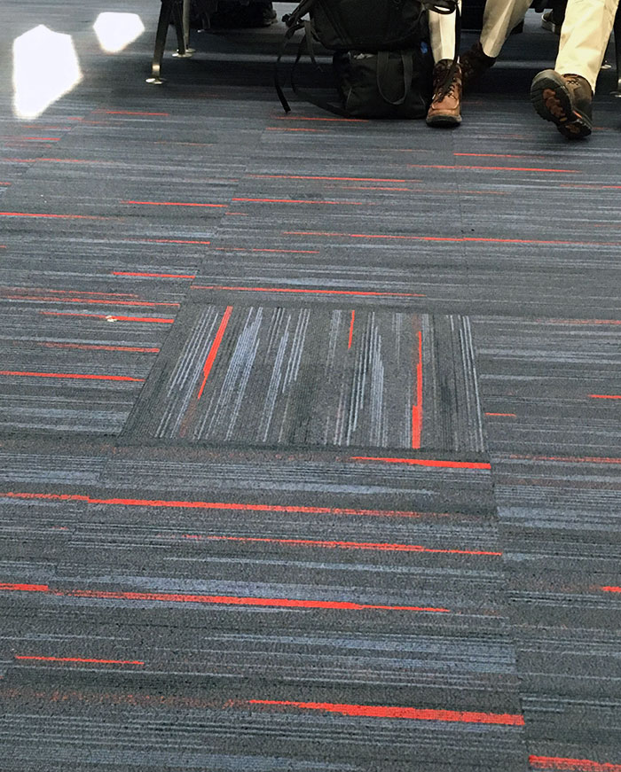 I Saw This Carpet Tile While Waiting In The Airport