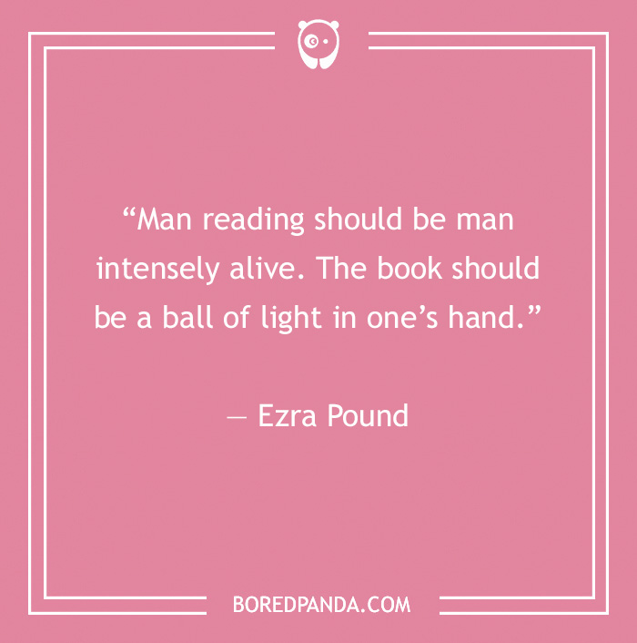 reading man is intensely alive man quote