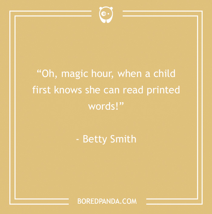 first child's reading quote
