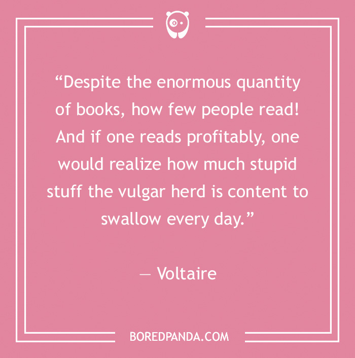 quote about few people read 