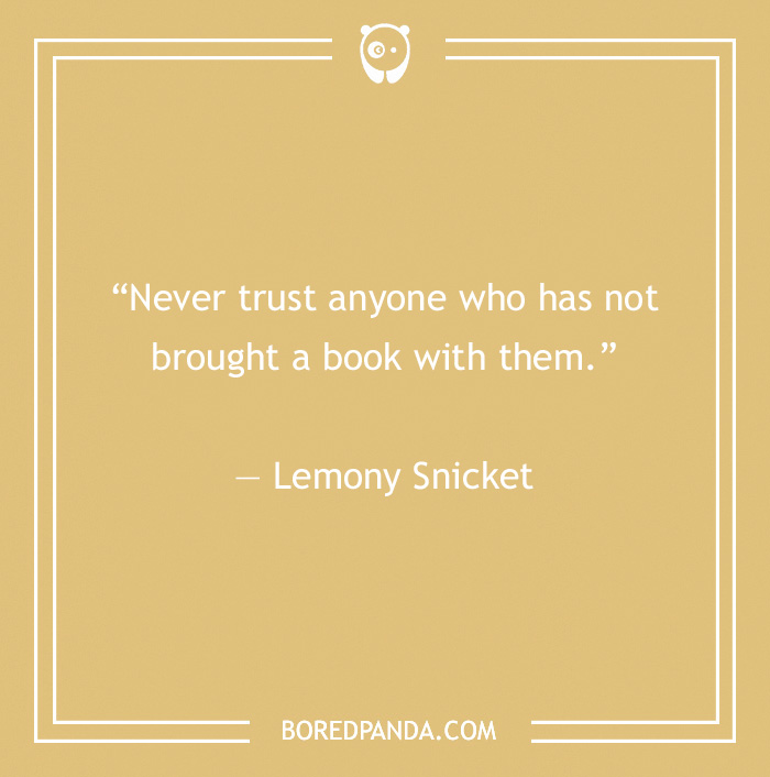 quote about no trusting a man without a book