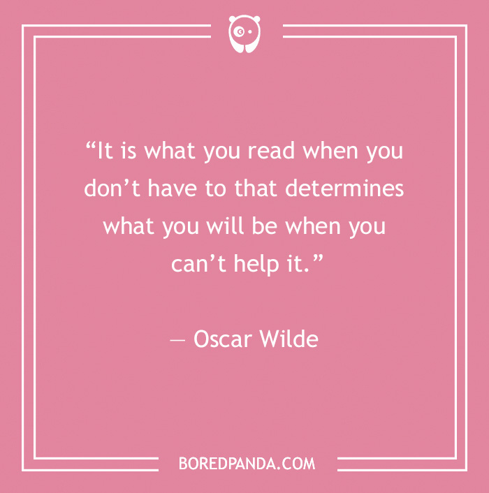 quote about choosing the book can tell who you will be