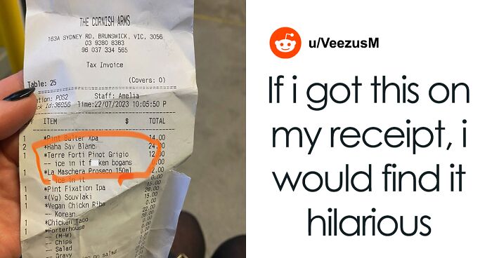 “If I Got This On My Receipt, I Would Find It Hilarious”: People Laugh At Message Left In Receipt