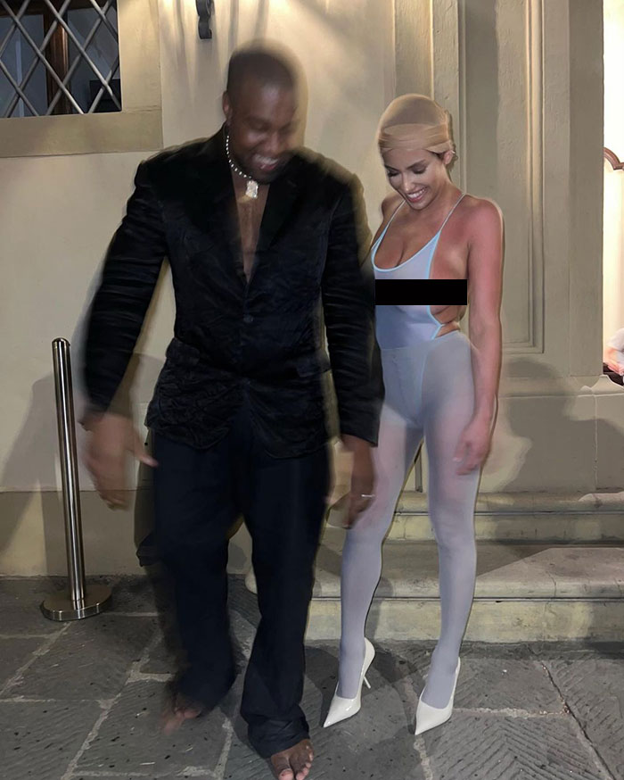 Kanye West And His New “Wife” Stir Up Hate In Italy After Being Spotted In Revealing Outfits