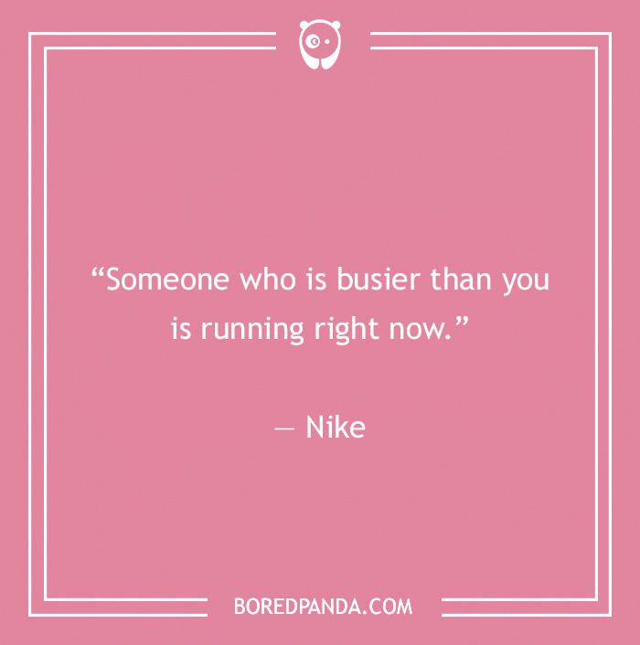 Nike quote on pushing yourself 