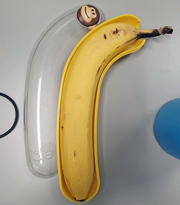 I Found A Banana That Fits Perfectly In My Banana Case