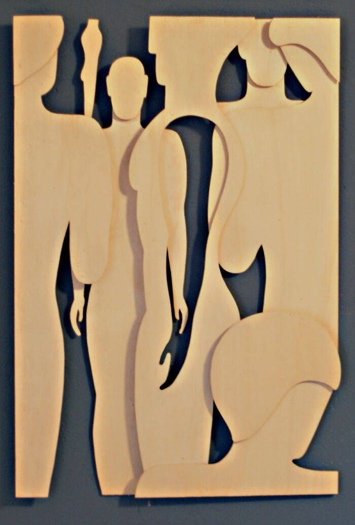 I Made This Out Of Plywood, It's Based On A Painting By Oskar Schlemmer