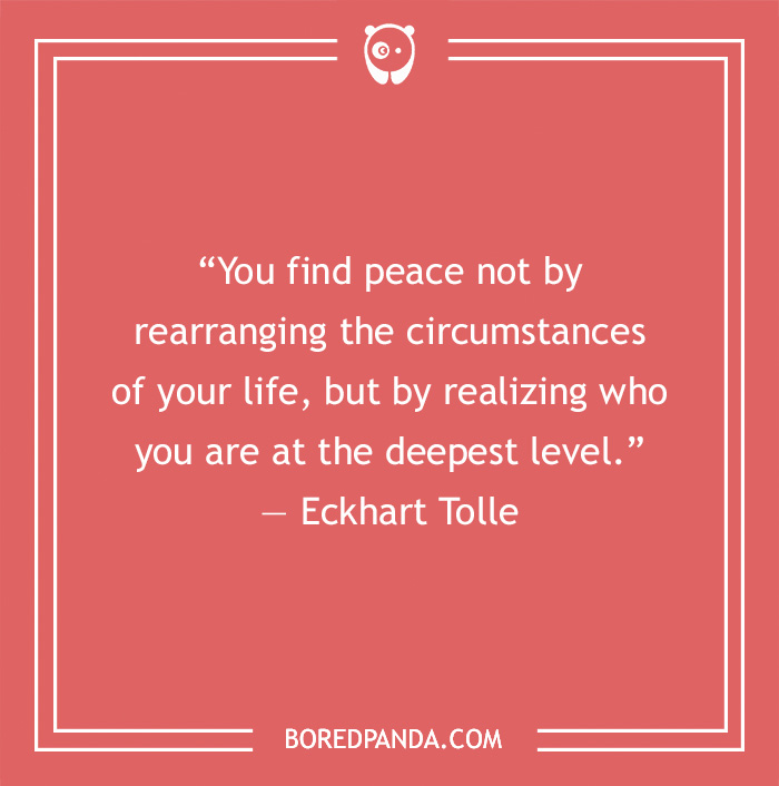 Self Love Quote by Eckhart Tolle