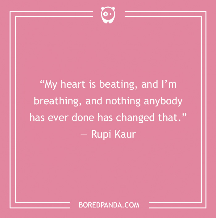 Self Love Quote by Rupi Kaur