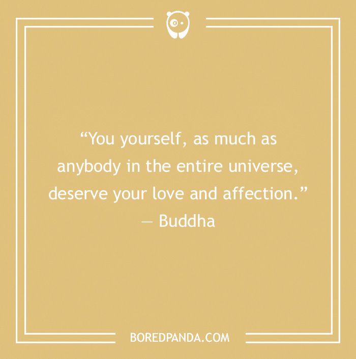 Self Love Quote by Buddha
