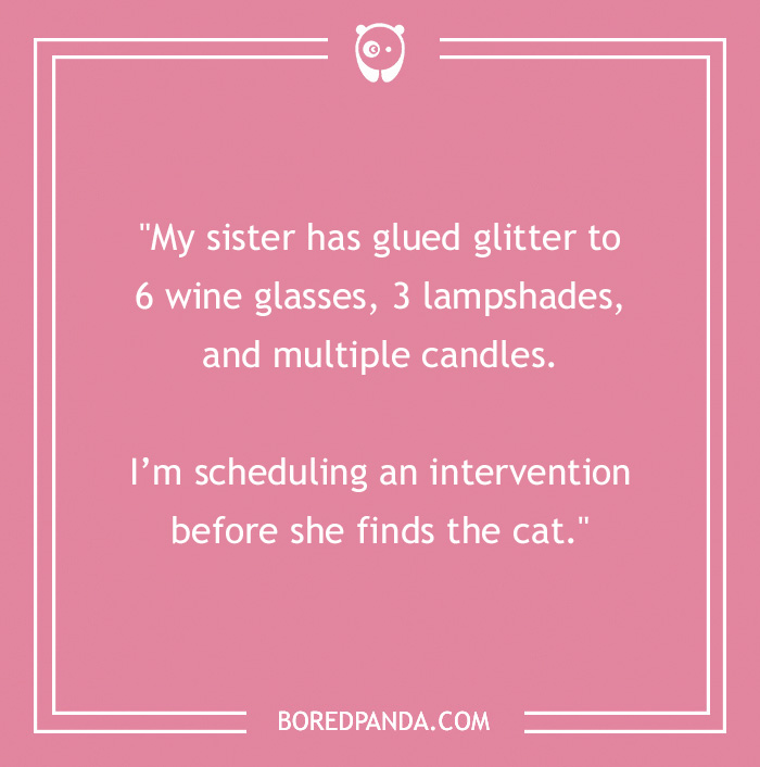 funny sister quote 