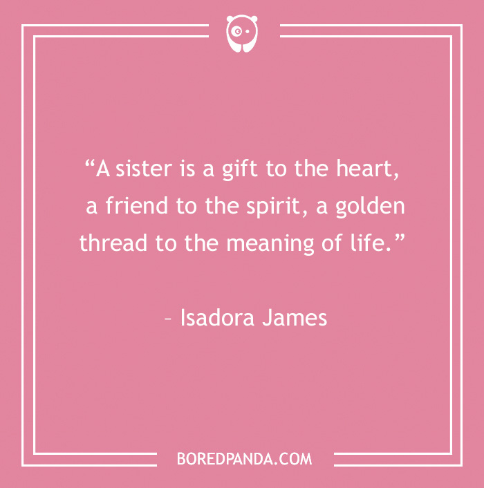 sisters are a gift to the heart quote