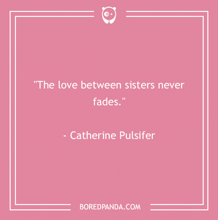 the love between sisters quote