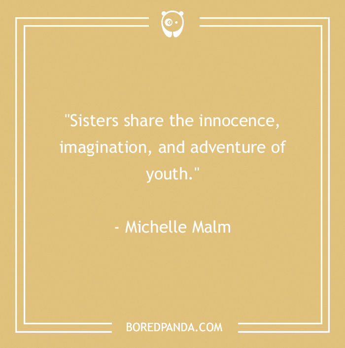 quote about sisters' sharing