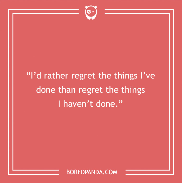 motivational quote about regret
