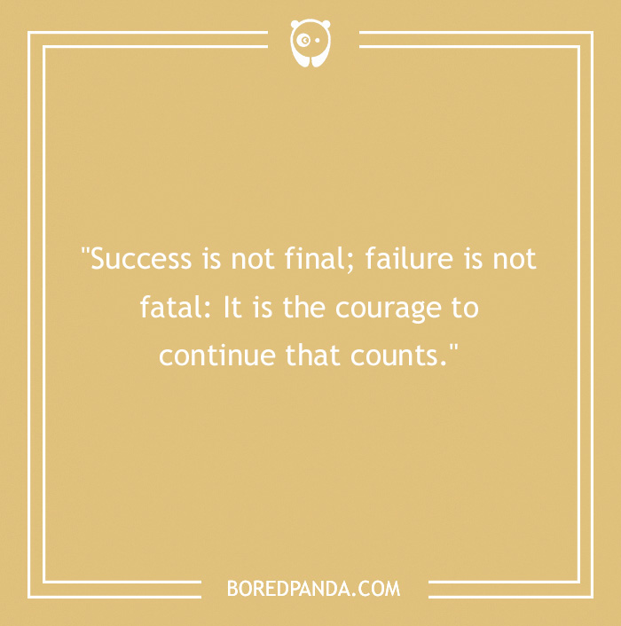motivational quote about success and courage