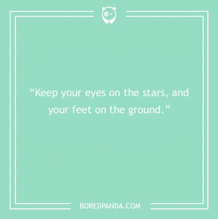 motivational quote about eyes to the stars