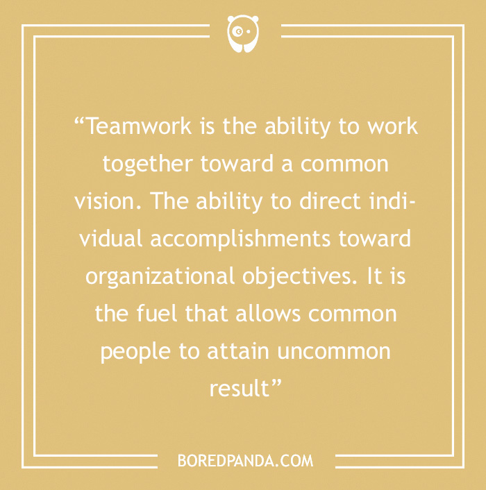 motivational quote about teamwork