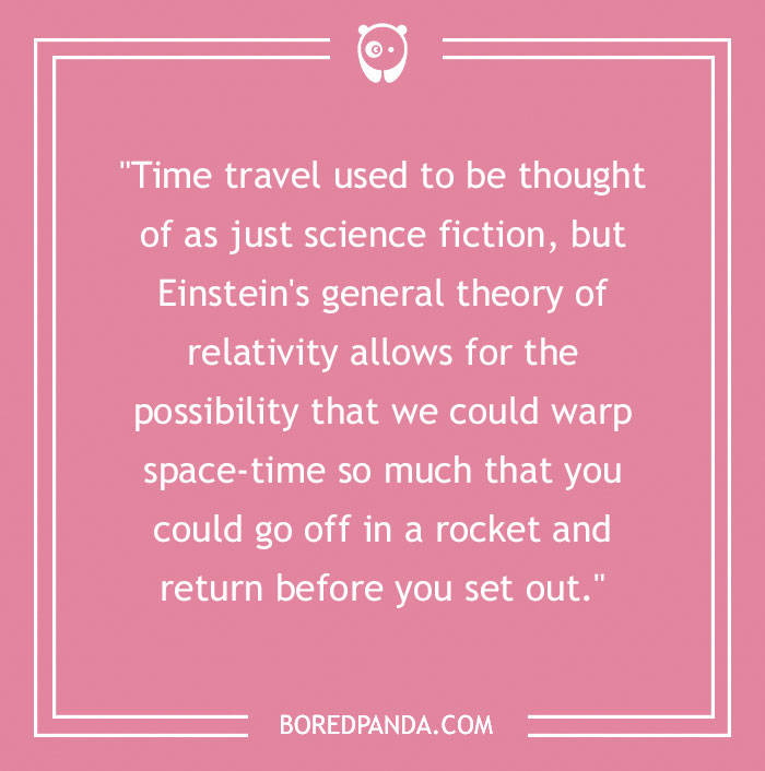 Stephen Hawking Quote On Time Travel 