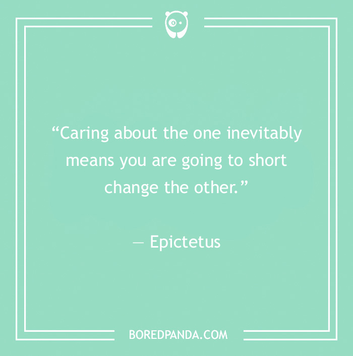 Epictetus quote on unavoidably