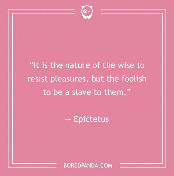 Epictetus quote on pleasure 