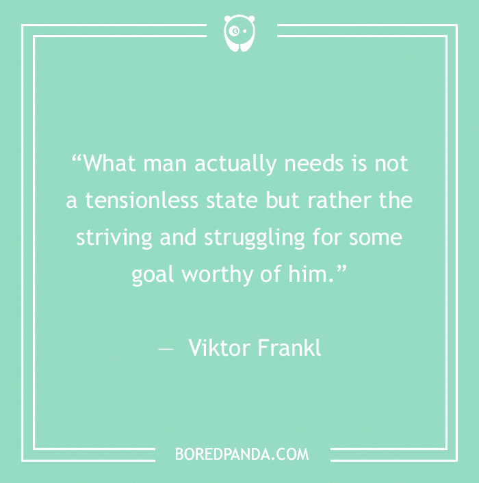 Viktor Frankl quote on goals 