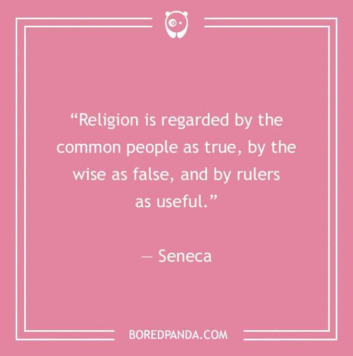 Seneca quote on religion