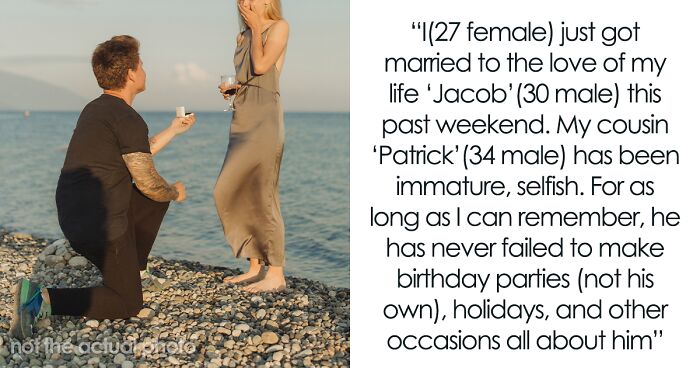 Bride Outsmarts Cousin Who Wanted To Propose At Her Wedding