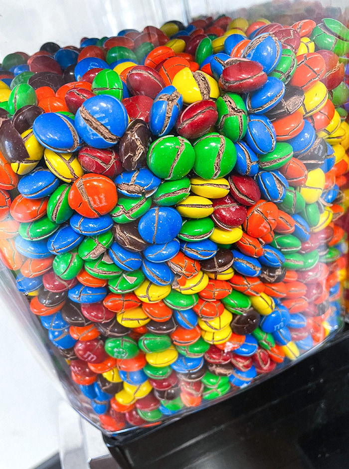 These M&M's Have All Expanded And Cracked From The Heat In Las Vegas