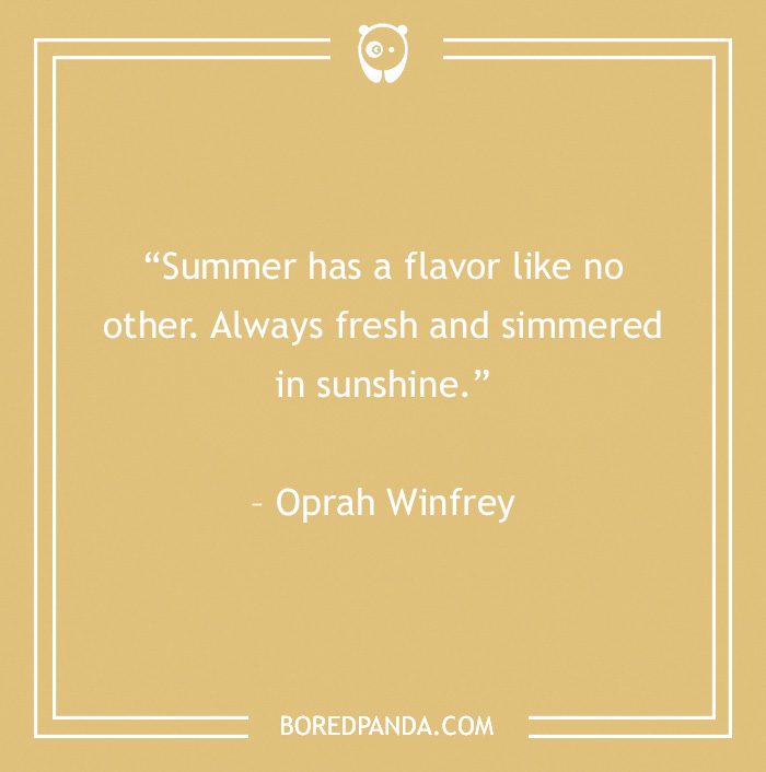 summer's flavor quote