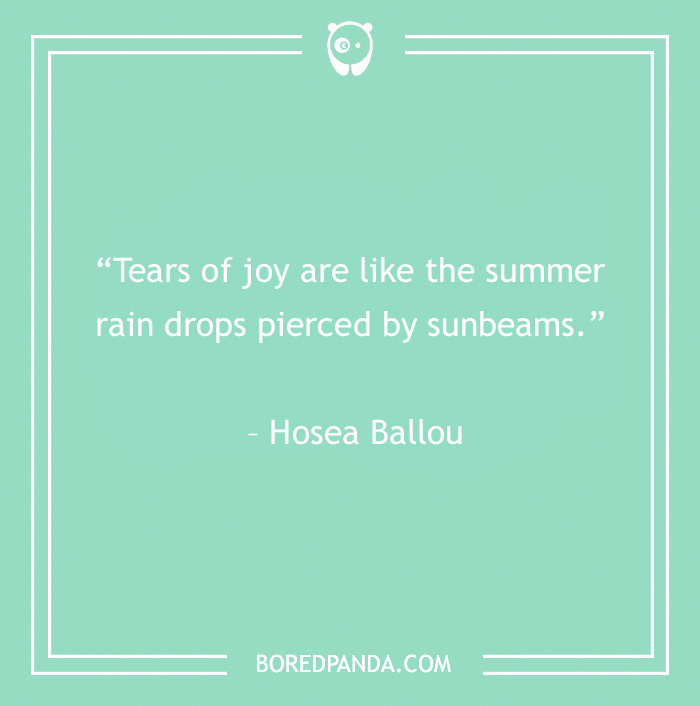 summer quote about tears of joy