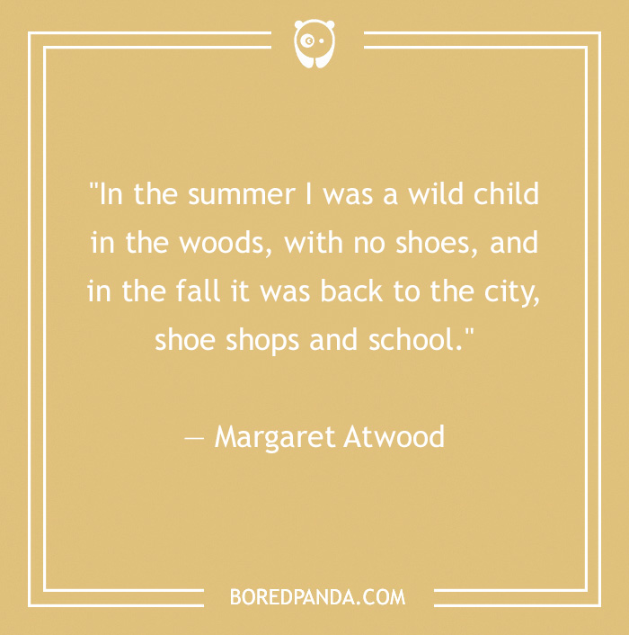 quote about differences being a child in summer and in autumn