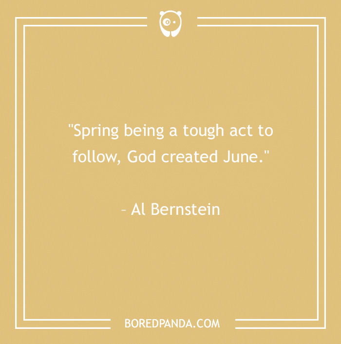 quote about creation of June 