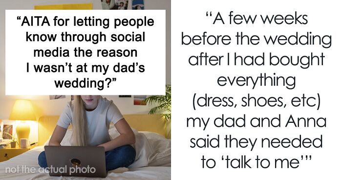 Teen Called A “Selfish Brat” For Exposing Why Dad And Stepmom Excluded Her From Wedding