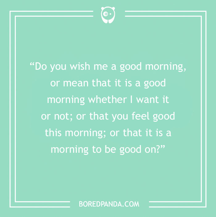 Tolkien quote about morning