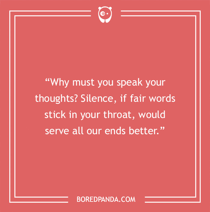 Tolkien quote about silence