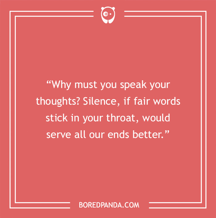 Tolkien quote about silence