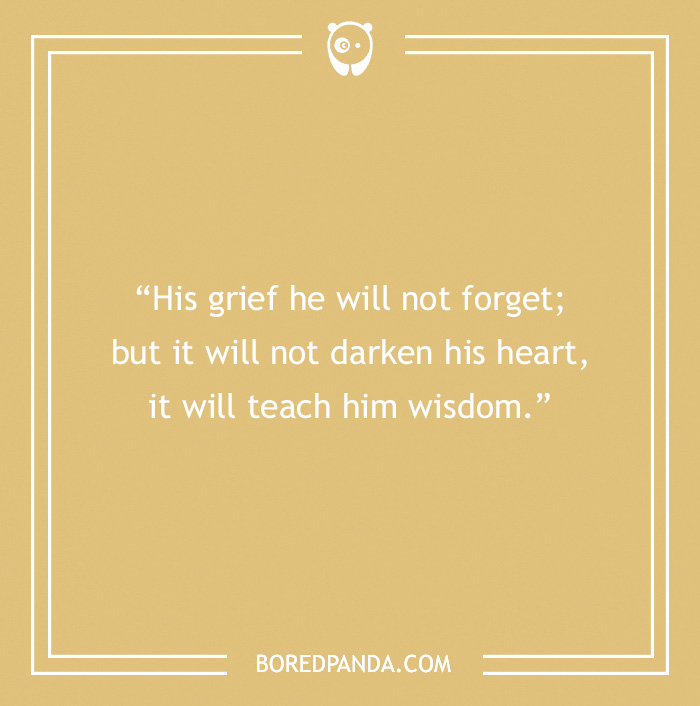 Tolkien quote about grief
