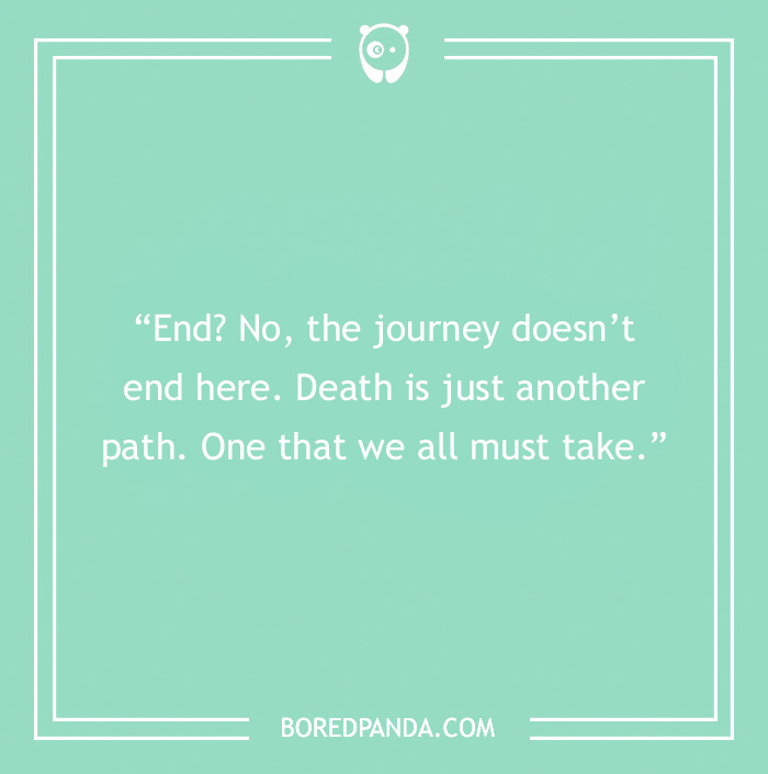 Tolkien quote about journey