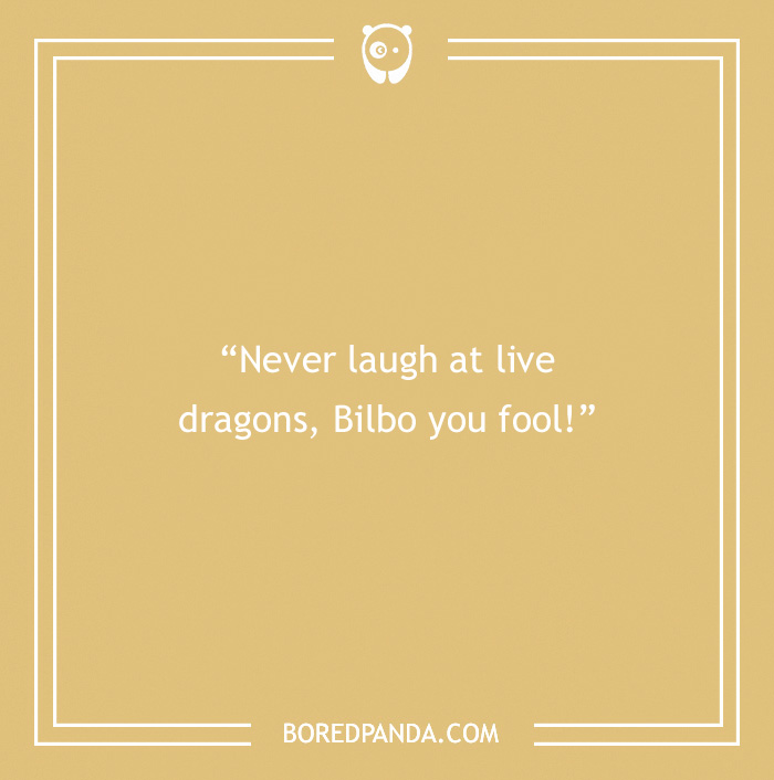 Tolkien quote about laugh
